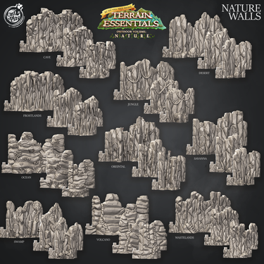 Nature Terrain - Modular Walls